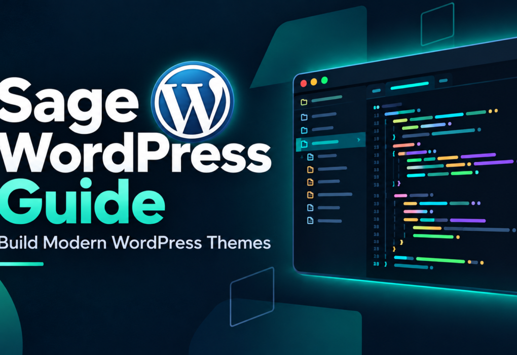 Sage WordPress theme project open in a code editor