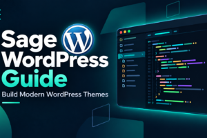 Sage WordPress theme project open in a code editor